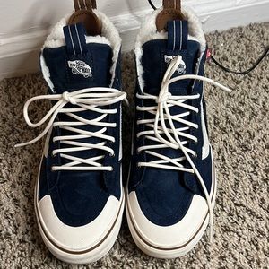 High Top Vans, Navy Blue - New without Tags, never worn